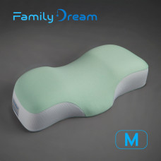 Детская ортопедическая подушка для сну Family Dream размер M (clothing: XS - S) мята