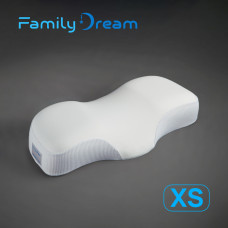 Детская ортопедическая подушка Family Dream XS (рост 125-135 см) Возраст 7-10 лет молочный