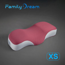 Детская ортопедическая подушка для сна Family Dream размер XS (рост 125-135 см) Возраст 7-10 лет терракотовый