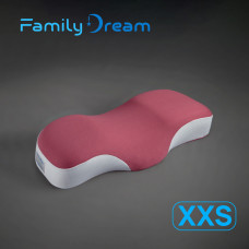 Детская ортопедическая подушка для сна Family Dream размер XXS (рост 110-125 см) Возраст 3 - 7 лет терракотовый