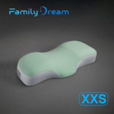 Детская ортопедическая подушка для сна Family Dream размер XXS (рост 110-125 см) Возраст 3 - 7 лет мята