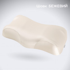 Ортопедическая подушка Beauty Balance® от морщин сна и утренней отечности (MEMORY FOAM), шелк бежевый